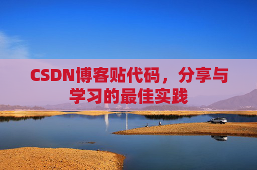 CSDN博客贴代码，分享与学习的最佳实践